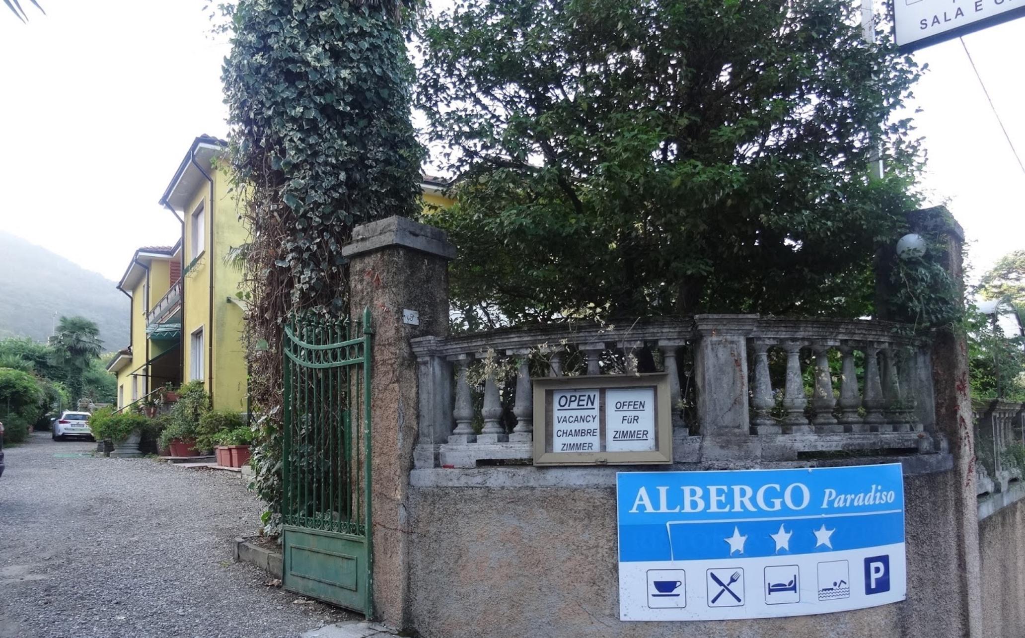 Maccagno Albergo Paradiso מראה חיצוני תמונה